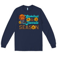 Navy basketball is my favorite season Long Sleeve Tee - HRA Design Shop
