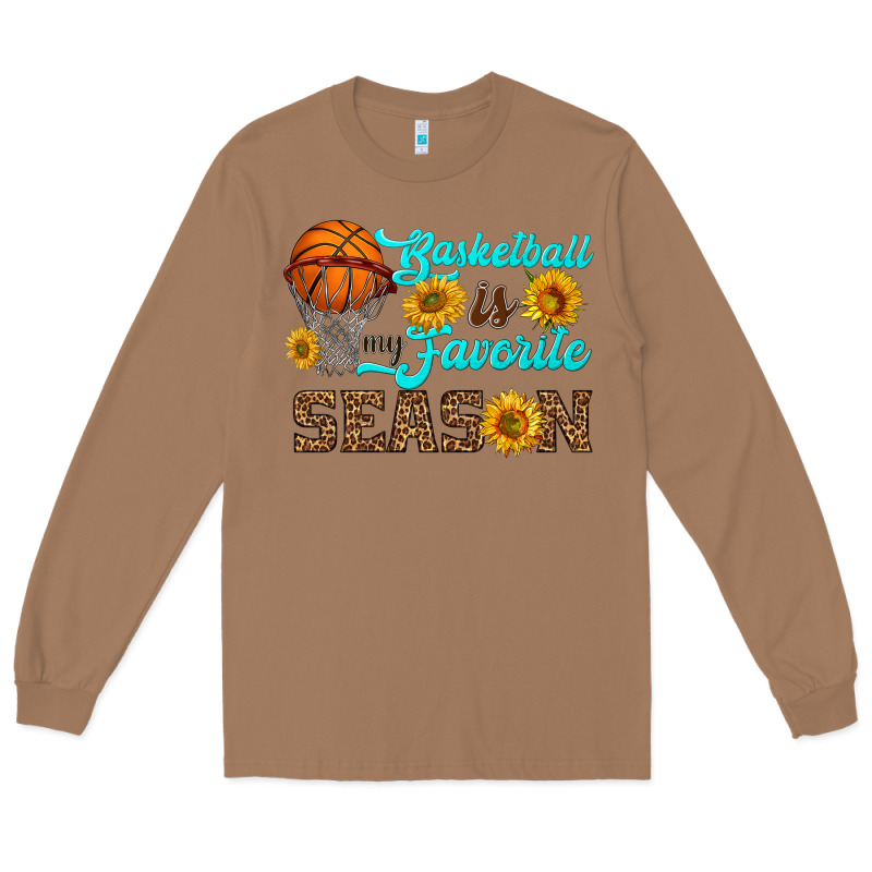 Basketball Is My Favorite Season Long Sleeve Tee by HRA Design Shop | Teevron