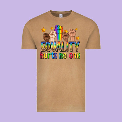 Vintage Tee equality hurts no one with fists