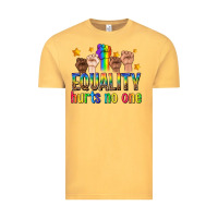 Vintage Mustard equality hurts no one with fists Vintage Tee - texasbilliewilder