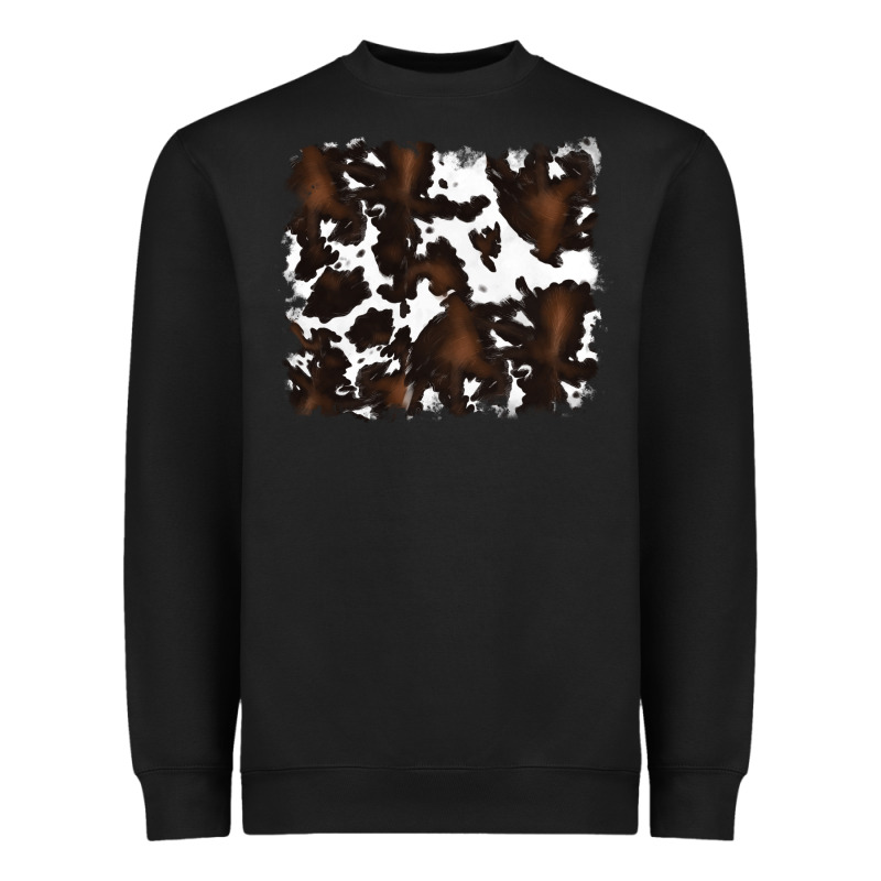 Cowhide Background Heavyweight Sweatshirt by RanaPortraitStore | Teevron