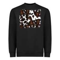 Black cowhide background Heavyweight Sweatshirt - RanaPortraitStore