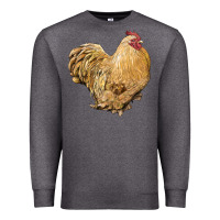 Charcoal Heather cochin rooster Premium Sweatshirt - LillyAllenDesigns