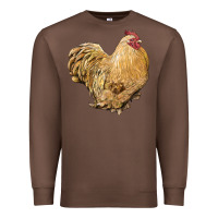 Chestnut cochin rooster Premium Sweatshirt - LillyAllenDesigns