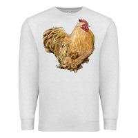 Oatmeal Heather cochin rooster Premium Sweatshirt - LillyAllenDesigns