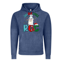Vintage Denim jingle bell roc Vintage Hoodie - MaliasSmallBusiness