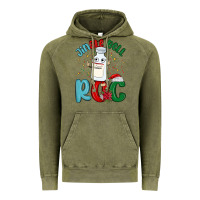 Vintage Olive jingle bell roc Vintage Hoodie - MaliasSmallBusiness