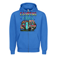True Royal camping vibes Zipper Hoodie - JahusDesignShop
