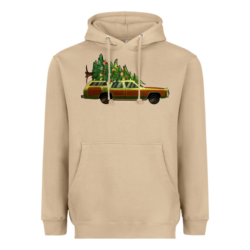Christmas Vacation Car Heavyweight Hoodie by Jasminsmagicworld | Teevron