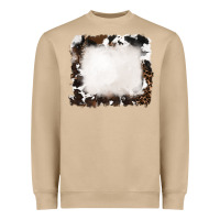 Mushroom cowhide and leopard background Heavyweight Sweatshirt - RanaPortraitStore