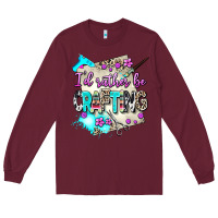 Burgundy i d rather be crafting Long Sleeve Tee - AdoDesignShop