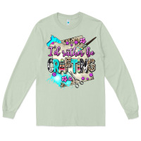 Matcha i d rather be crafting Long Sleeve Tee - AdoDesignShop