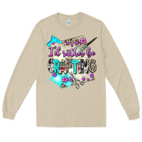 Mushroom i d rather be crafting Long Sleeve Tee - AdoDesignShop