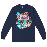 Navy i d rather be crafting Long Sleeve Tee - AdoDesignShop