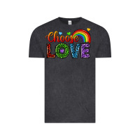 Vintage Black choose love Vintage Tee - texasbilliewilder