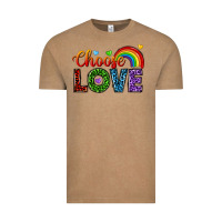Vintage Coffee choose love Vintage Tee - texasbilliewilder
