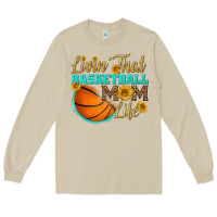 Mushroom livin' that basketball mom life Long Sleeve Tee - HRA Design Shop