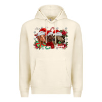 Tofu christmas horses Premium Hoodie - MaliasSmallBusiness