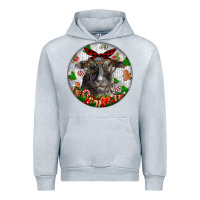 Heather Grey christmas dorper sheep Urban Hoodie - LillyAllenDesigns