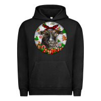 Pigment Black christmas dorper sheep Urban Hoodie - LillyAllenDesigns