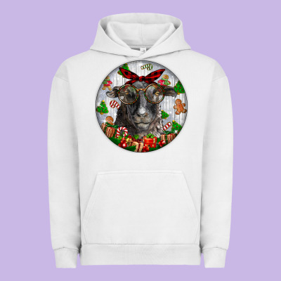 Christmas Dorper Sheep Urban Hoodie Designed By Lillyallendesigns