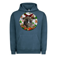 Pigment Midnight Navy christmas dorper sheep Urban Hoodie - LillyAllenDesigns