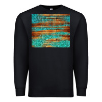 Black turquoise  leather and wooden pattern tumbler Premium Sweatshirt - Jasminsmagicworld