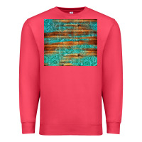 Cardinal turquoise  leather and wooden pattern tumbler Premium Sweatshirt - Jasminsmagicworld