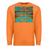 Carrot turquoise  leather and wooden pattern tumbler Premium Sweatshirt - Jasminsmagicworld