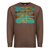 Chestnut turquoise  leather and wooden pattern tumbler Premium Sweatshirt - Jasminsmagicworld