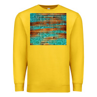 Lemon turquoise  leather and wooden pattern tumbler Premium Sweatshirt - Jasminsmagicworld