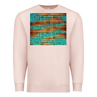 Pale Pink turquoise  leather and wooden pattern tumbler Premium Sweatshirt - Jasminsmagicworld