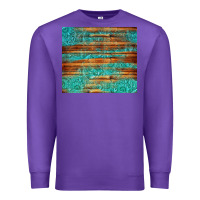 Purple turquoise  leather and wooden pattern tumbler Premium Sweatshirt - Jasminsmagicworld
