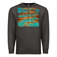 Smoke turquoise  leather and wooden pattern tumbler Premium Sweatshirt - Jasminsmagicworld
