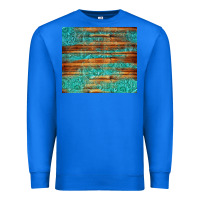 True Royal turquoise  leather and wooden pattern tumbler Premium Sweatshirt - Jasminsmagicworld