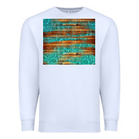 White turquoise  leather and wooden pattern tumbler Premium Sweatshirt - Jasminsmagicworld