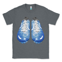 Charcoal Heather blue cleats fa element Classic Tee - FaDigitalArtStudio