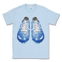 Dusty Blue blue cleats fa element Classic Tee - FaDigitalArtStudio
