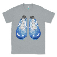 Heather Grey blue cleats fa element Classic Tee - FaDigitalArtStudio
