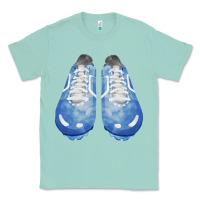 Seafoam blue cleats fa element Classic Tee - FaDigitalArtStudio