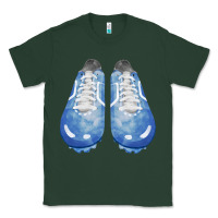 Sports Green blue cleats fa element Classic Tee - FaDigitalArtStudio