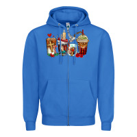 True Royal religious coffee cups Zipper Hoodie - AdoDesignShop