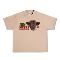 Burro merry christmas highland calf with candy cane Urban Heavy Tee - RanaPortraitStore