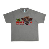Tornado merry christmas highland calf with candy cane Urban Heavy Tee - RanaPortraitStore
