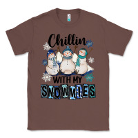 Chestnut Chillin With My Snowmies Classic Tee - FaDigitalArtStudio