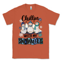 Copper Chillin With My Snowmies Classic Tee - FaDigitalArtStudio