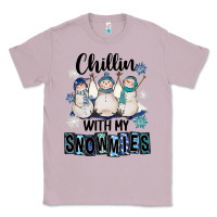 Lilac Chillin With My Snowmies Classic Tee - FaDigitalArtStudio