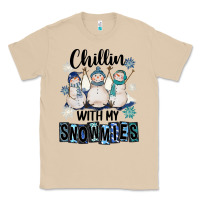 Mushroom Chillin With My Snowmies Classic Tee - FaDigitalArtStudio