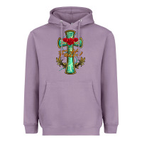 Lavender cross faith Heavyweight Hoodie - BarkalooDesign