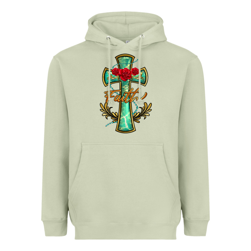 Cross Faith Heavyweight Hoodie by BarkalooDesign | Teevron